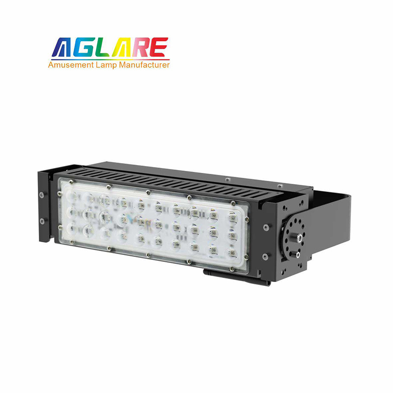 LED彩色投光灯 带？50W变色RGB泛光灯