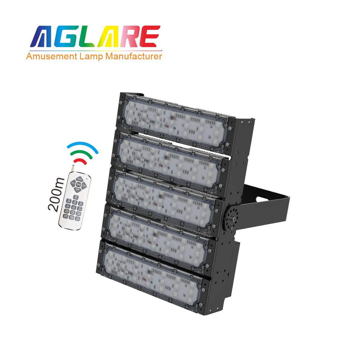 250W LED彩色投光灯RGB景观灯户表射灯带？仄