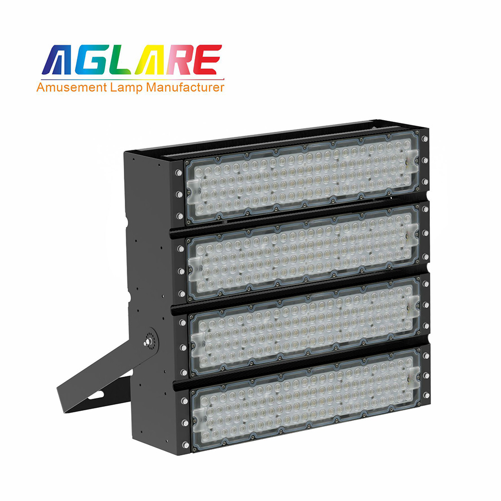 RGB泛光灯1000W 户表防水led彩色投光灯景观灯用于游乐设施照明、夜景照明