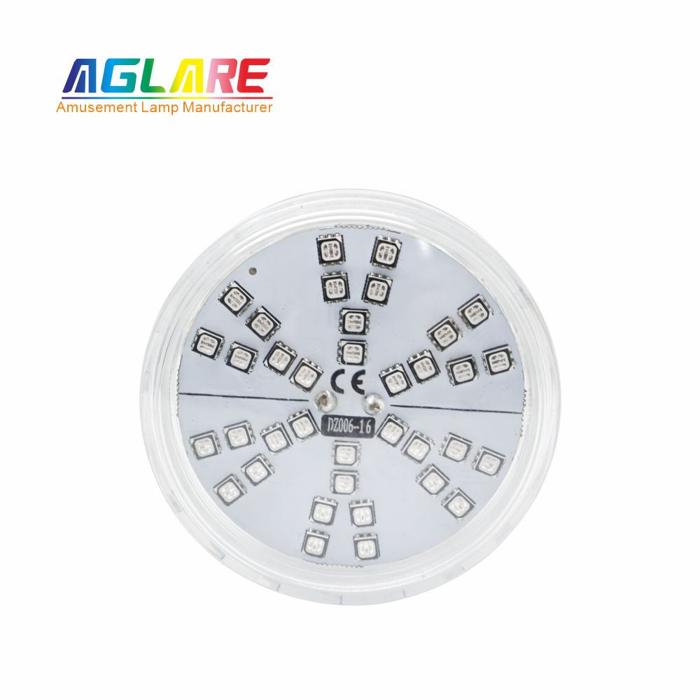 60mm RGB LED游乐场灯1-16自动法式旋转成效- AC24V， 42led