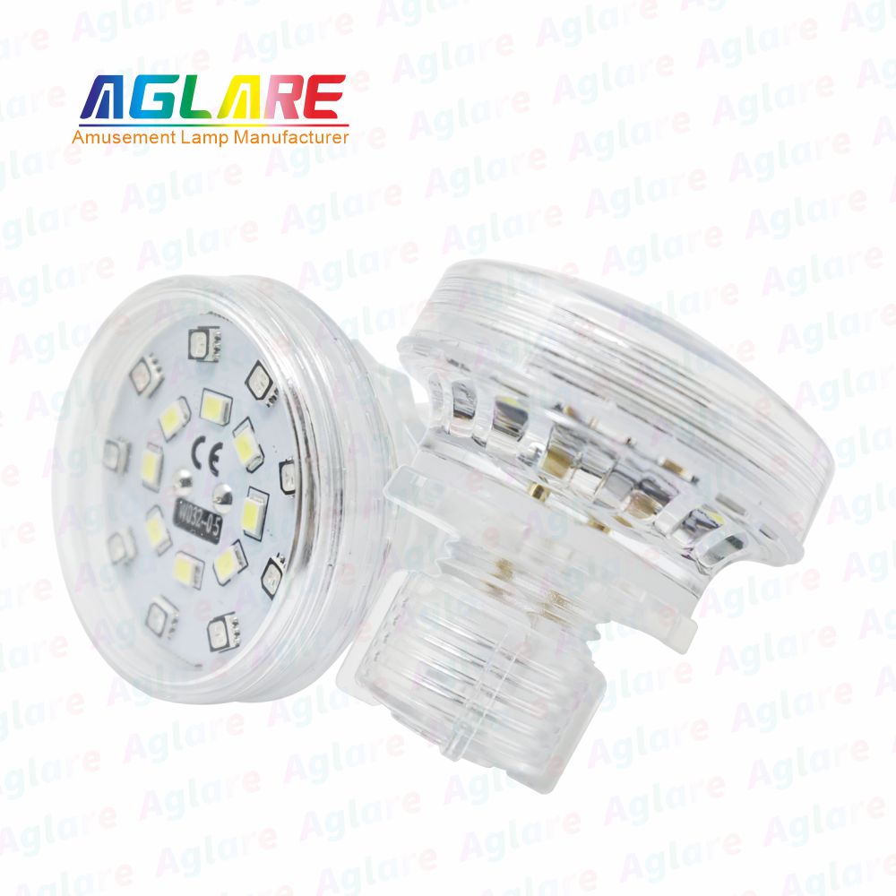 DW002法式1-16，AC24V 38mm RGB+W LED灯用于游乐设施
